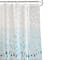 Bath Bliss Ombre Raindrop Design PEVA Shower Curtain